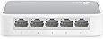 TP-LINK TL-SF1005D  5-Port 10/100 Mbps Unmanaged Desktop Switch - White