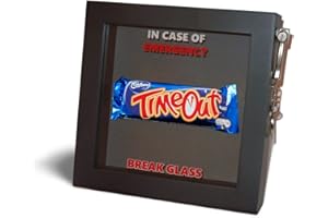 Present Emergency Gift Box. Fun Novelty Presentation 3d Gift Box Frame Keepsake for A Retirement. Fun Leaving/Good Luck/Friend/Work Colleague/Boss In Case of Emergency, Break Glass.