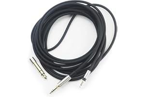 HANSNBY Replacement Audio Cable Upgrade Headphone Cord with Lock Connector Compatible with Sennheiser HD4.40, HD 4.40 BT, HD4.50, HD 4.50 BTNC, HD4.30i, HD4.30G Headphone 2meters/6.6feet