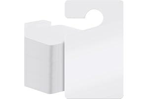 OBANGONG 200 Pcs Blank White Parking Permit Hang Tag Car Rider Tags for School 3 x 5 in Parking Passes Placard Hang Blank Temporary Parking Permit Large Thick Parking Pass Hangtags for Car Rear View Mirror