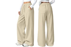 Genérico Women's Tracksuit Trousers Long Casual Trousers with Pockets Loose Jogger Pants Comfortable Elastic High Waist for Running Fitness Jogging Running S-XXL