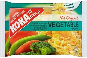 Nouilles instantanées à saveur de légumes Koka - 85 g - Lot de 8