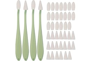 HAOJIAHO 4 Stück Schwamm Radierstift, Zeichnung Papierwischer Set mit 40 Ersatz Schwammköpfen, Skizze Zeichenwerkzeuge, Spezielle Hochglanz Detail Radierstifte für Kunststudenten und Maler, Zeichnen Zubehör