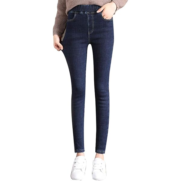 Double Fleece Thermal Jean Leggings 