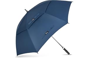 NINEMAX Large Golf Umbrella Windproof Strong 54/62/68 Inch,Extra Big Golf Umbrellas Automatic Open - Gents Umbrella Double Ca