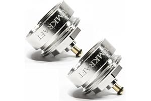 BLUMKRAFT - Lote de 2 adaptadores radiadores M28 x1.5 hembra a termostato/cabeza termostática M30x1.5 macho M28-M30 M28F-M30M