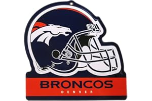 THE PARTY ANIMAL Party Animal NFL DENVER BRONCOS Metall Helm Schild