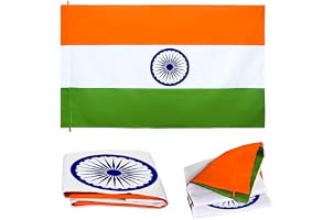 Premium Fabric Indian Flag (National Flag of India Size 20x30 inch)