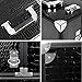 Songmics Aluminium Beauty Case Cosmetic Case with Handle Strap/2 Layers Makeup Box JBC315B