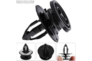 EVGATSAUTO Tarjeta de puerta interior de plástico de coche y Clips de ajuste de panel Kit de remache de sujeción de montaje para 2002-2008 8E0868243(50)