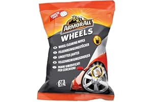 Armor All GAA33016ML5A Felgenreinigungstücher, schnelle Reinigung in nur einem Arbeitsgang, ganz ohne Wasser, 16 XL Stück