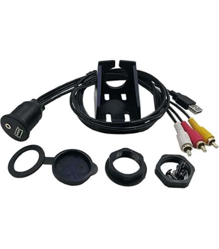 tomzz Audio AUX-IN Adapter passt für Ford Focus Fiesta JA8 auf Cinch RCA KFZ Adapter