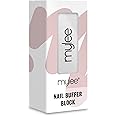 Mylee Nail Buffer White Sanding Block, Professional Salon Manicure Treatment, Nail File for Acrylic False Gel & Natural Nails, Buffing Block for Easy Gel Polish and Acrylic Prep & Removal