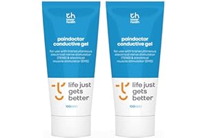 TOWER HEALTH Pain Doctor Conductive Gel 2X Paindoctor Improve Conductivity for Best Stimulation and Results Enhance SelfAdhesive Properties to Be Used with TENS and EMS Electrodes New Size 100ml, Blue