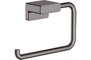 hansgrohe AddStoris Wieszak na ręcznik typu Ring czarny chrom szczotkowany, 41754340