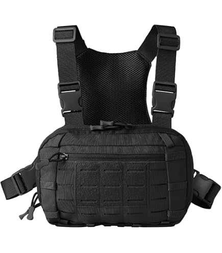 Leopauto Taktische Brusttasche Für Herren – Wasserdicht, Mit Reflektierenden Streifen, Für Sport & Outdoor