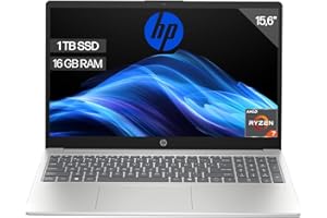 HP Ordenador portátil 15.6" FHD (AMD Ryzen 7-7730U, 16 GB RAM, 1TB SSD, AMD Radeon Graphics, Sin Sistema operativo) Plata - Teclado QWERTY Español