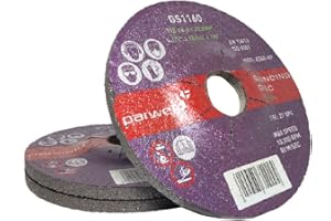 (PACK OF 10) Parweld 115mm Grinding discs for steel (115 x 6.0 x 22.2mm) 4.5"