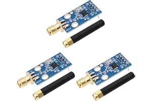 CC1101 Module AYWHP 3PCS 433MHz Modulo ricetrasmettitore Wireless avec Connecteurs d'antenne SMA 1.9-3.6V DC Compatible avec Arduino