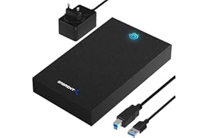 SABRENT Carcasa para Discos Duros HDD de 3.5" y 2.5 | USB 3.0 | De Aluminio | Soporta UASP y Trim | Instalación sin Herramientas | Soporta hasta 22TB [EC-KSL3]