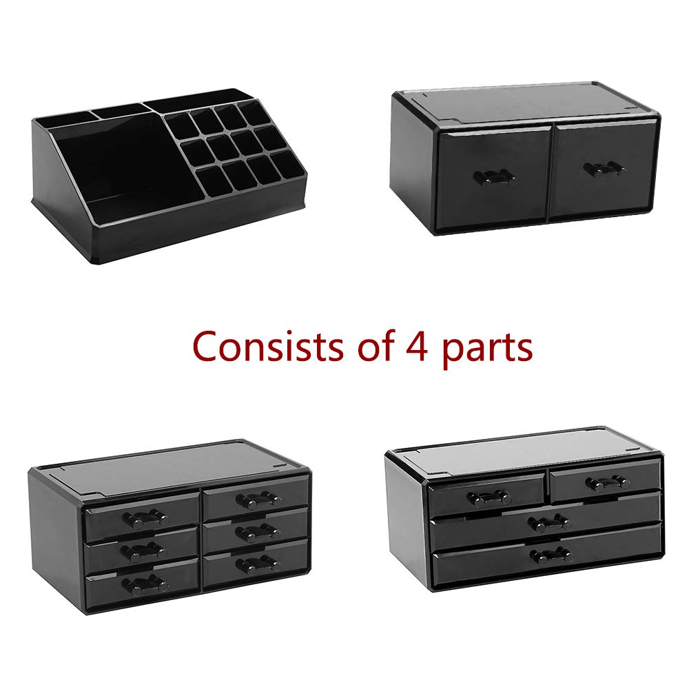 Dawoo-Organisateur-de-Maquillage-en-Acrylique-Bote-de-Rangement-de-Bijoux-Bote-de-Maintien-cosmtique-12-tiroirs-Noir