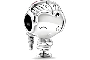 JCALEYDO Charm, Plata de Ley 925, Compatible con Pulsera Pandora