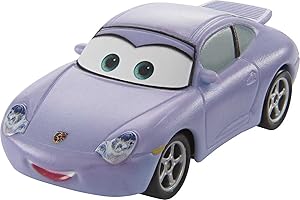 Pojazd - Disney Cars Color Changers, Sally, model 1:55 zmienia kolor - Mattel-eta 3+