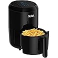 Tefal Easy Fry, Compact Digital Health Air Fryer, 6 Programs, 0.4 kg Capacity, Dishwasher safe parts, Black, EY301840