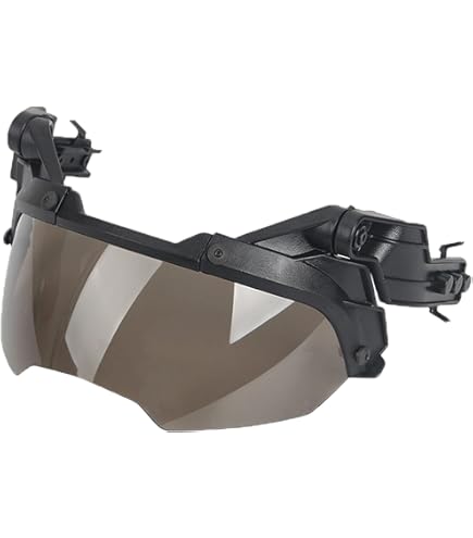 Accessoire Casque Tactique – Vasque Shroud 3 Trous – Acier Carbone – Compatible ACH, MICH, PASGT – Pour Montage Vision Nocturne (NVG)