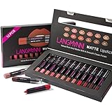 Velvet Matte Lip Pencil Long Lasting Waterproof Lipstick Set Moisturizing Lipstick Pen Makeup Cosmetic Lip Liner with…