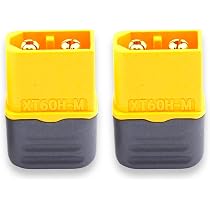 Lot De 3 Connecteurs XT60 Dorés - Pour Batterie Lipo Drone - Anti-Poussière Et Eau