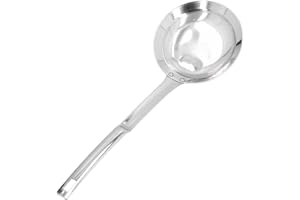 AUNMAS Colador de Malla Fina, Espumadera Schuimspaan, Cuchara de Acero Inoxidable 304, Colador de Residuos de Aceite de Malla Fina, Herramienta de Cocina