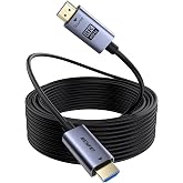BENFEI 30M 8K HDMI 2.1 Fiber Optic Cable - 8K@60Hz, 4K@240Hz, High Speed 48Gbps, CL3 Certified Wall Mountable, with eARC/Dyna