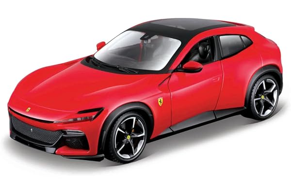 Bburago - Ferrari Purosangue R&P - Modèle réduit réaliste à l'échelle 1:24, Licence Officielle Ferrari, âge recommandé 3+ Ans