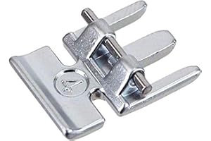 CKPSMS Marque -1 pièces # 98-694884-00 Pied à glissière à Pression Compatible avec/Remplacement pour Les Machines à Coudre ménagères de Marque PFAFF (Pied à glissière à Pression)