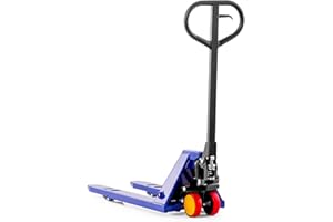 Pallit Transpalette Mini | Capacité de Charge 500 kg | Longueur de fourches 800 mm | Roues PU | Chariot à fourches pour palettes