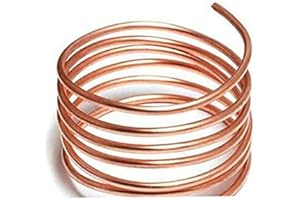 LecMy Tubo in Rame Morbido da 1 m (Diametro Esterno 6 mm x Diametro Interno 4 mm)