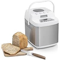 Princess 152007 – Machine à pain Deluxe – Programme sans gluten, en Acier Inoxydable, Blanc, 152007 Bread Maker Homemade Delu