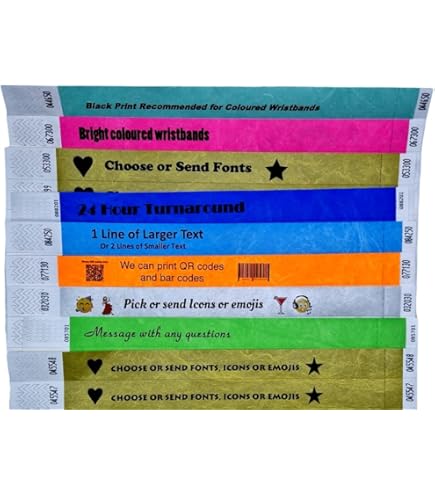 Custom Silicone Bracelets Personalised Wristbands Amazon 50