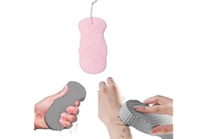 MARUKIO Superweicher Peeling-Badeschwamm, Spa Scrub Dead Skin Remove, Magic Exfoliating Bath Sponge, Dead Skin Remover for Body, Skin Friendly and Reusable Shower Sponge for Adult, Baby, Pregnant Women