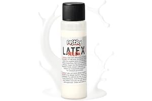 Festicy Latex Líquido Maquillaje Halloween 30 ml Blanco I Perfecto para maquillaje de Halloween y efectos especiales I Latex 2025 latex maquillaje efectos especiales