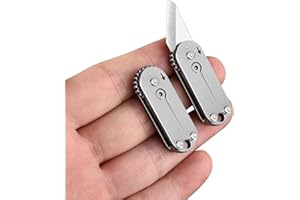 BEEK Mini Couteau Porte-Clés, Petit EDC Couteau de Poche Pliant, de Coupe, Cadeau Pour Hommes Femmes