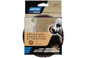 Disque NORTON Decap Express bois & peinture. 115 mm