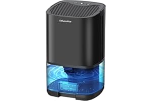 Gocheer Dehumidifier for Home, 1000mL with Auto Shut Off, 258 sq ft Portable Ultra Quiet Small Dehumidifiers against Moisture Mold, Bedroom Bathroom Basement Closet Garage RV
