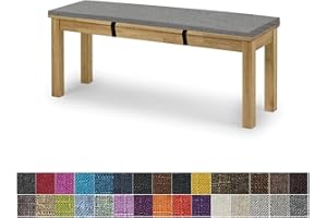 yaoumeo Bankauflage Sitzkissen,Bankkissen,Gartenbank Auflage,Waschbar-Abnehmbarem,Mehrere Farbgrößen Verfügbar (160x40x5cm,Dunkel Grau)