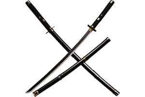 MUSTACHI Katana Yubashiri de Roronoa Zoro – Réplique en Bambou pour Cosplay One Piece, Épée de Samouraï Non Tranchante, Décoration et Accessoire Anime, Poignée Confortable en Nylon, Lame 68 cm
