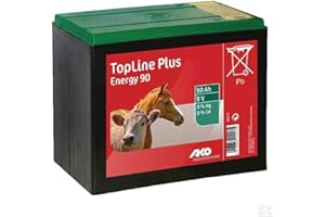 Kerbl AKO Topline Plus Energy 90 - Batería (9 V, 90 Ah)
