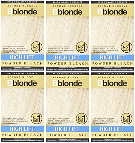 Jerome Russel BBlonde Powder Bleach High Lift Powder Bleach (6 PACK)