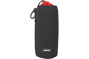 AMBITFUL 115 * 280 mm / 4.52x 11.02 inch XL Size Lens Pouch Compatible for Canon, Nikon, Sony, Pentax X Large Camera Lens Case Bag Thick Protective Neoprene Pouch Soft Plush for DSLR Lens（LP-28