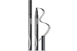 Rechoo Matita Sopracciglia Microblading, Nero Naturale Liquido Penna per Tinta Sopracciglia Makeup con 4 Punte per Effetto Capelli, Impermeabile e Lunga Durata Eyebrow Pencil per 3d Natural Eyebrow